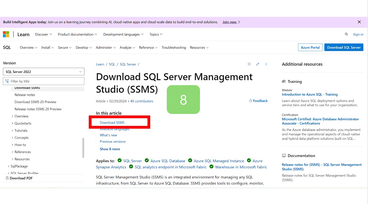 MSSQL 2022 downloads