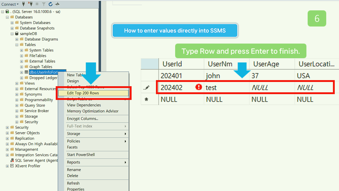 SSMS capture screen.